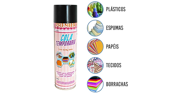Cola Spray Adesivo Temporária Premier 500ml
