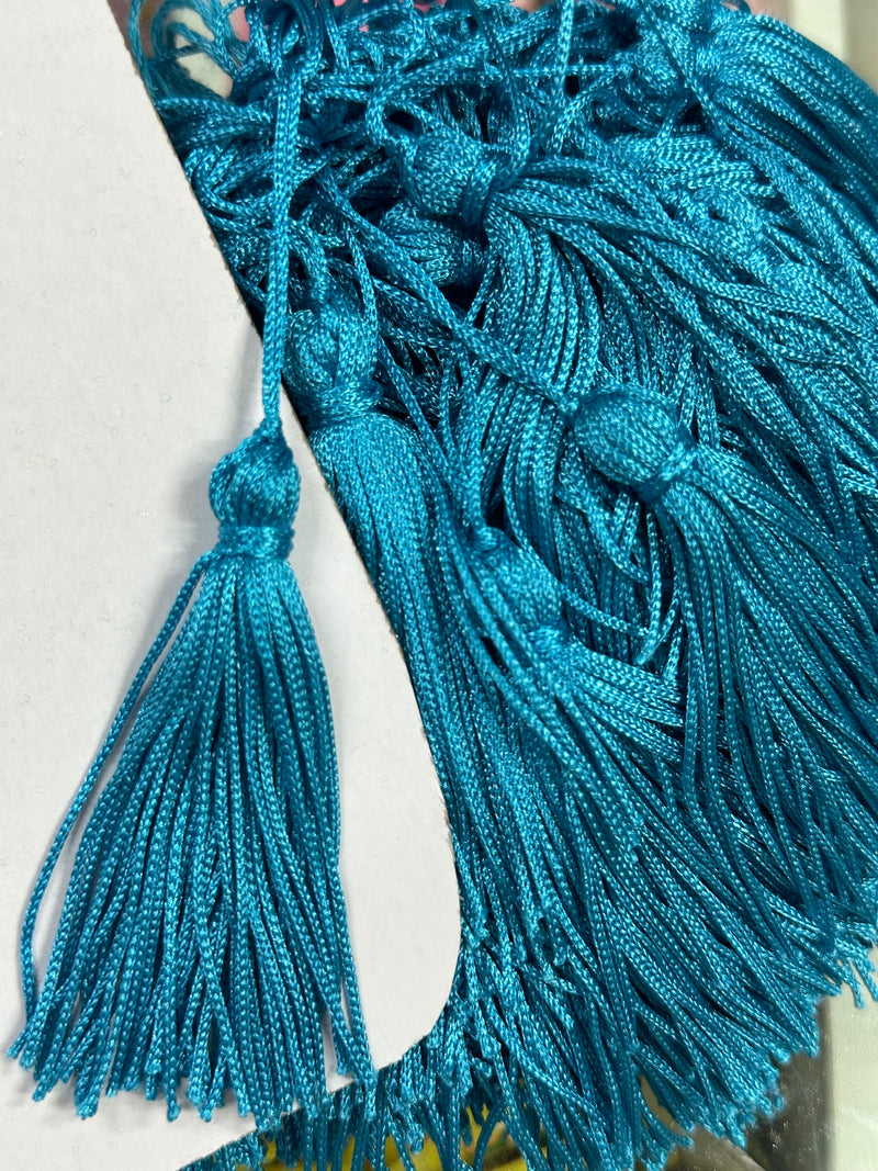 Pingente de Seda Tassel Diversas cores 10und