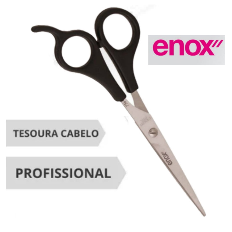 Tesoura para Cabelo Barbeiro Enox 6,5''