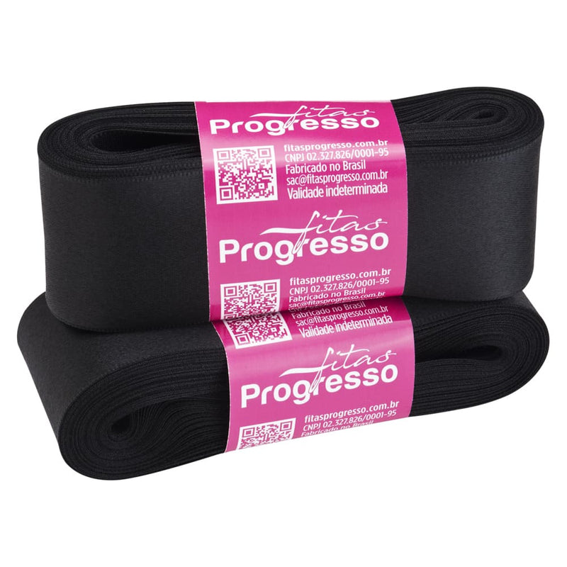 Fita de Cetim No 09 Progresso 38mm com 10mts