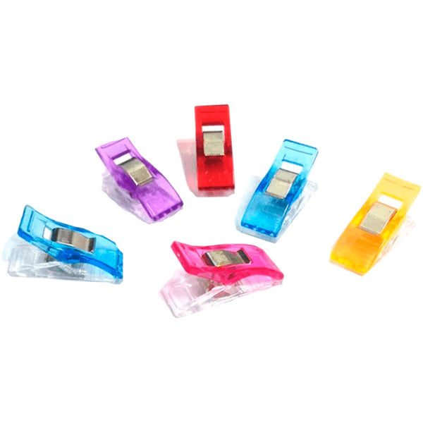 6 Mini Prendedor Clips 3,5cm Prender Tecidos Costura Patchwork