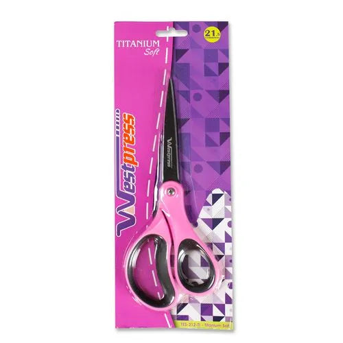 Tesoura Rosa 8 5 Polegadas Costura Uso Geral Titanium - Westpress