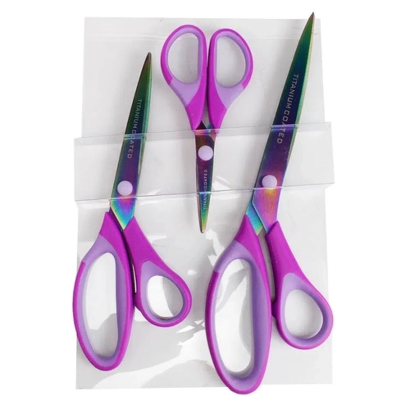 Kit De Tesouras Titanium Westman Com 3 Peças