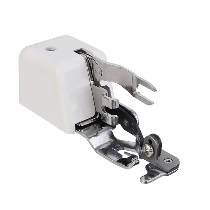 Calcador com Faca para Fazer Overlock em Máquina Doméstica