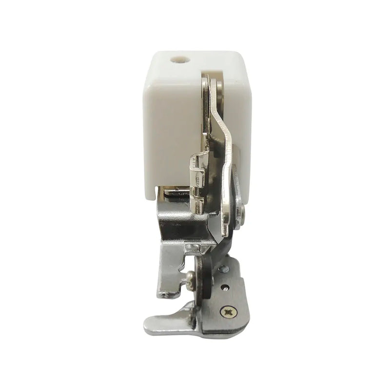 Calcador com Faca para Fazer Overlock em Máquina Doméstica