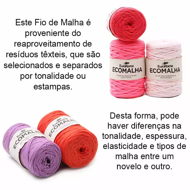 Fio de Malha Ecomalha Euroroma 80m