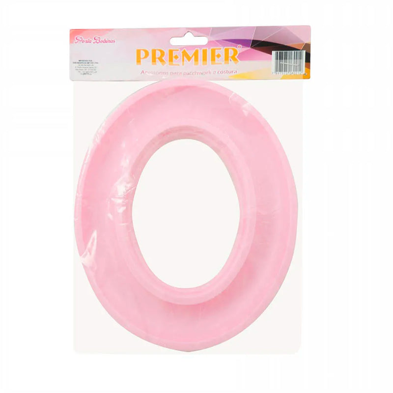 Porta Bobina Flexível Suporte Organizador de Bobinas Costura Rosa