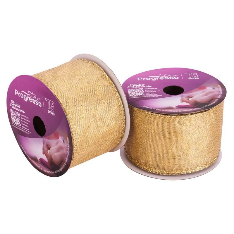 Fita Natalina Progesso Natal 63mm 10Metros MC027-063