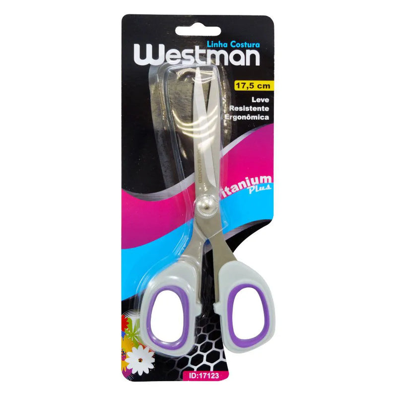 Tesoura De Costura Titânio 17,5cm Westman
