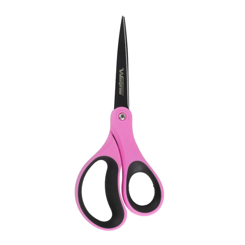 Tesoura Rosa 8 5 Polegadas Costura Uso Geral Titanium - Westpress