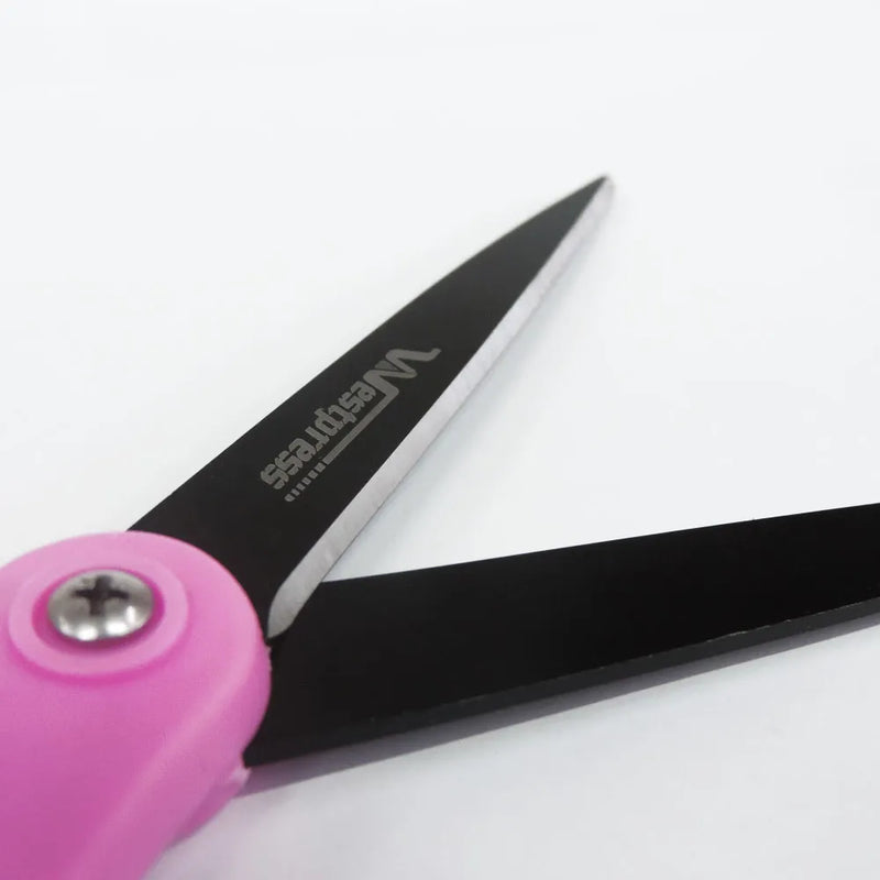 Tesoura Rosa 8 5 Polegadas Costura Uso Geral Titanium - Westpress