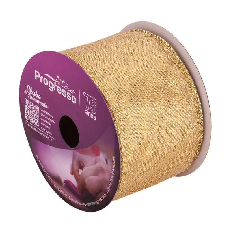 Fita Natalina Progesso Natal 63mm 10Metros MC027-063