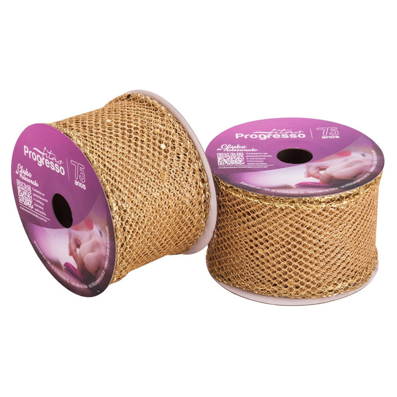 Fita Natalina Progesso Natal 63mm 10Metros MCG004-063
