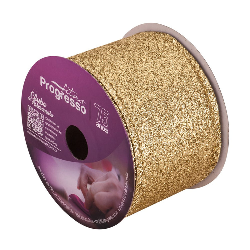 Fita Natalina Progesso Natal 63mm 10Metros MC028-063